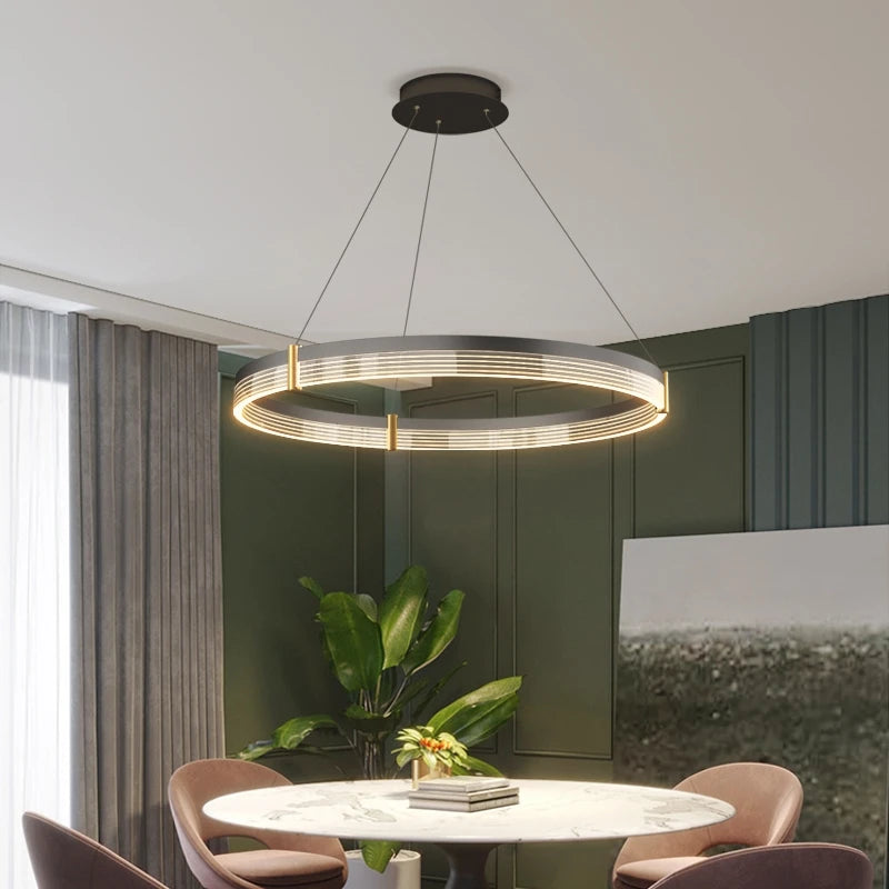Dining room chandelier light luxury creative Nordic bar small chandelier simple modern led bedroom living room lamp hall lamps
