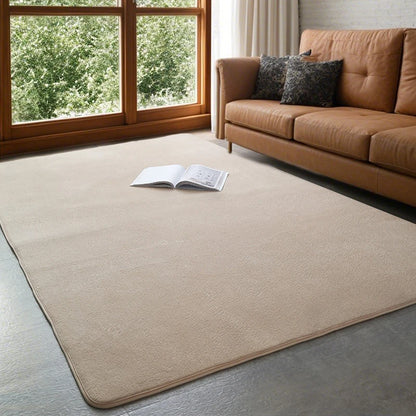 VIKAMA Modern Coral Velvet Carpet Soft Non-Slip Living Room Bedroom Carpet Large Area Children's Play Floor Mat For Home Decor