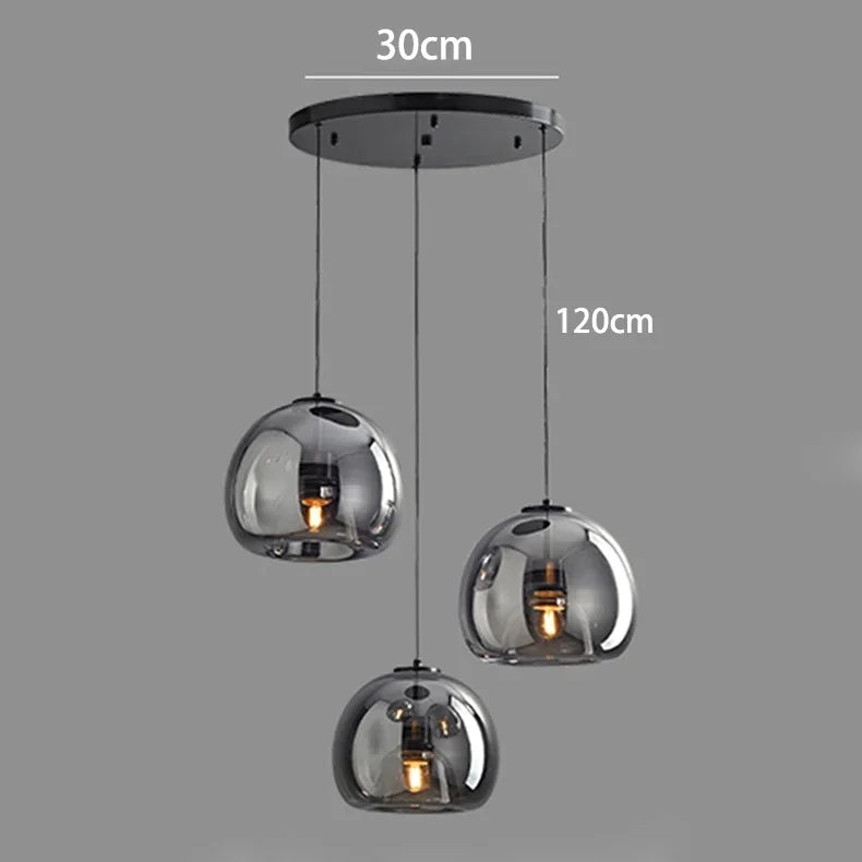 Modern Home Decor Lights Glass Pendant Light Lamps for Living Room Chandeliers for Dining Room Hanging Light Indoor Lighting