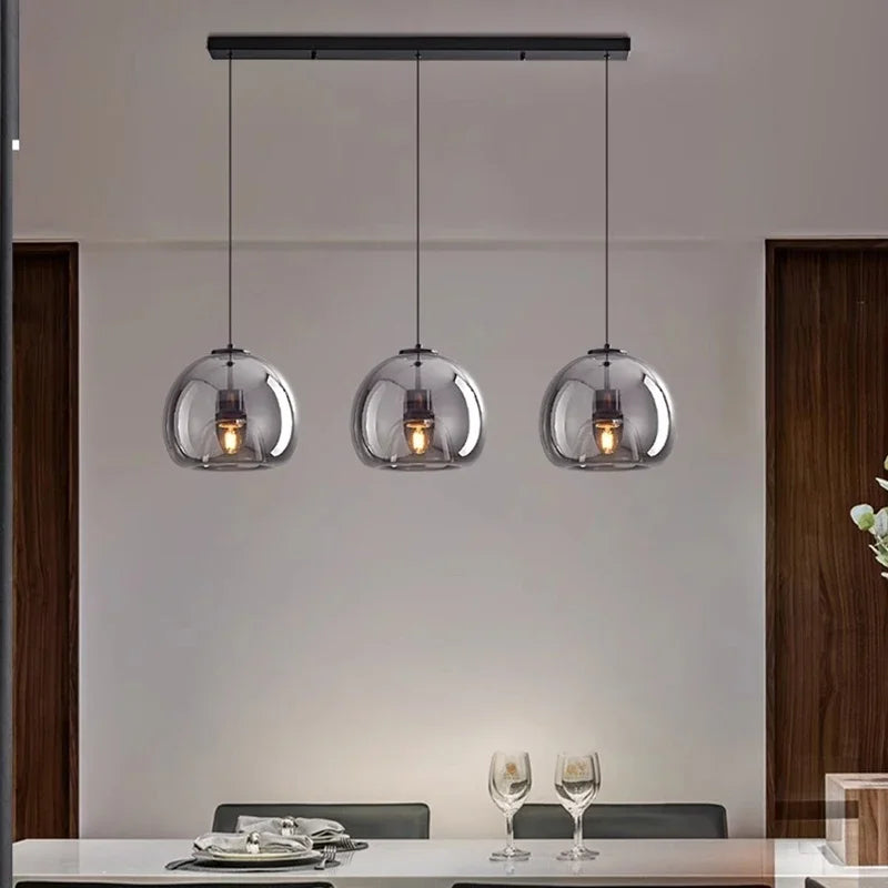 Modern Home Decor Lights Glass Pendant Light Lamps for Living Room Chandeliers for Dining Room Hanging Light Indoor Lighting