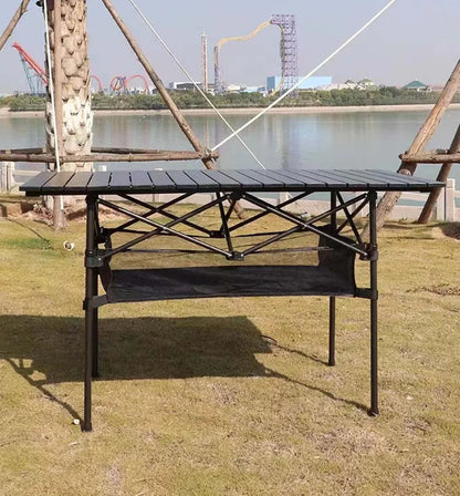 Camping Folding Table Lightweight Organizer Desk with Carrying Bag Multi-Purpose Outdoor Picnic Beach Leisure Desks Essentials