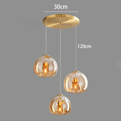 Modern Home Decor Lights Glass Pendant Light Lamps for Living Room Chandeliers for Dining Room Hanging Light Indoor Lighting