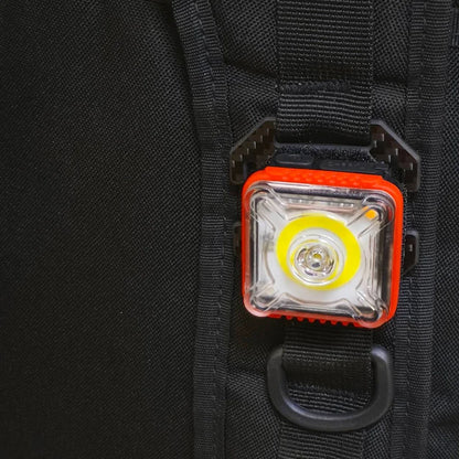Outdoor Flashlight EDC Portable Mini Light Camping Hiking Safety Flashing Light For Tactical Vest 25mm Backpack Strap