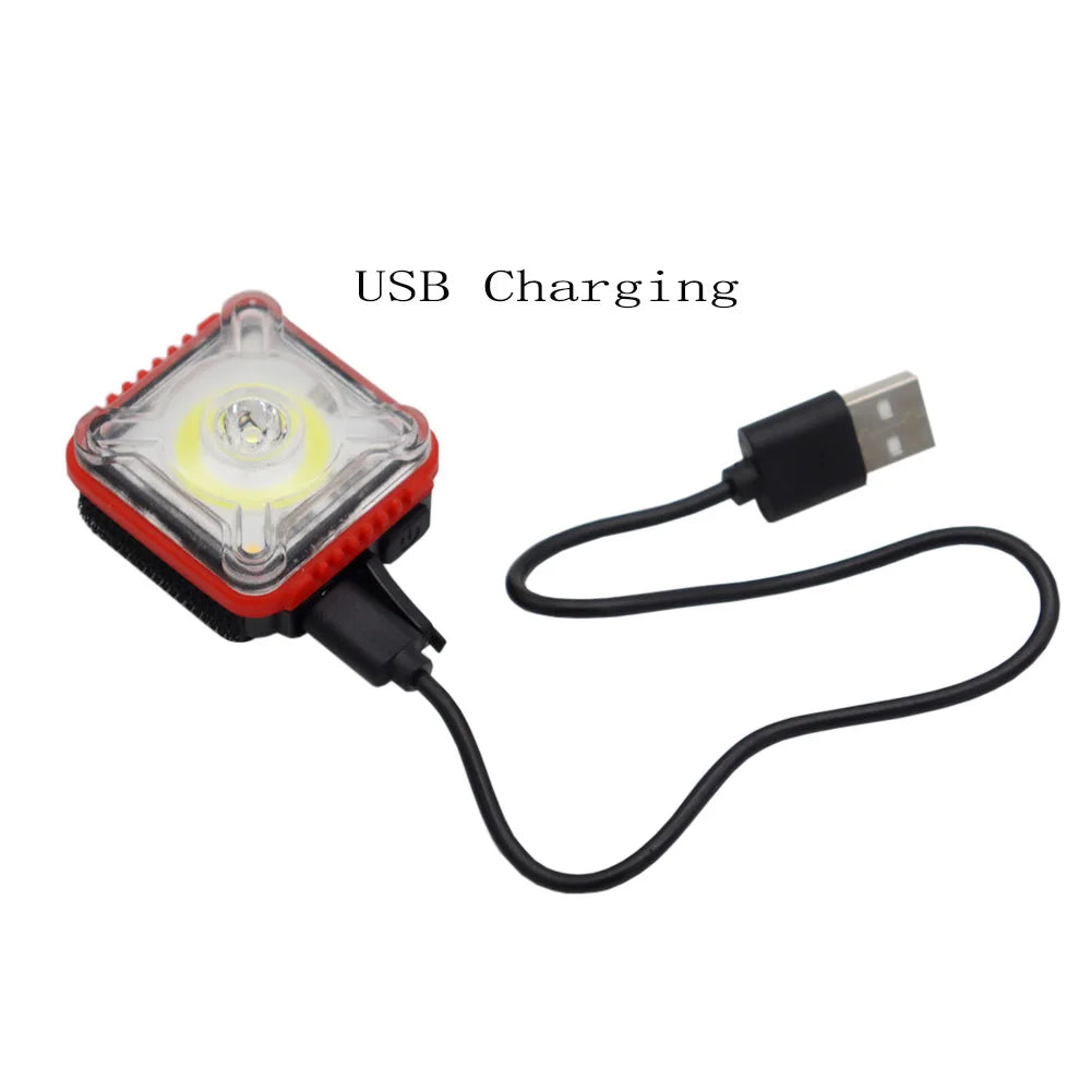 Outdoor Flashlight EDC Portable Mini Light Camping Hiking Safety Flashing Light For Tactical Vest 25mm Backpack Strap