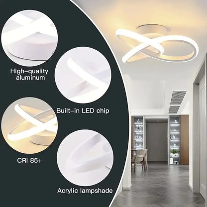 LED Ceiling Lamp Modern Style Geometric Shape Aisle Corridor Light Wall light Kitchen/ Bedroom Lighting 110V White/Warm light