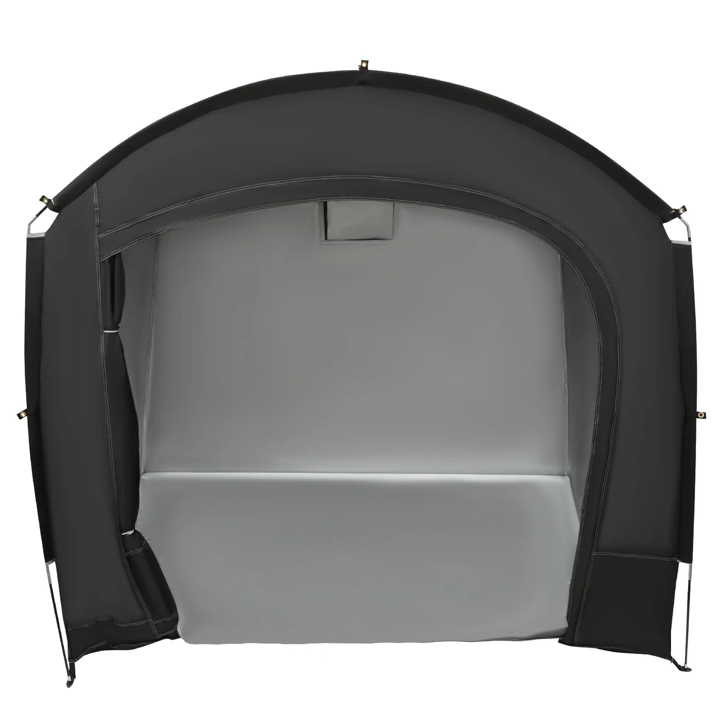 Bike Storage Shed for 1-4 Bikes Portable Waterproof Bicycle Shelter Tent 220x150x185cm 210D Oxford Cloth Foldable Sunshade Cover