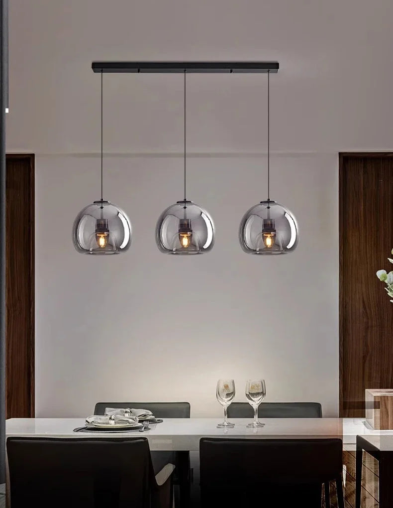 Modern Home Decor Lights Glass Pendant Light Lamps for Living Room Chandeliers for Dining Room Hanging Light Indoor Lighting