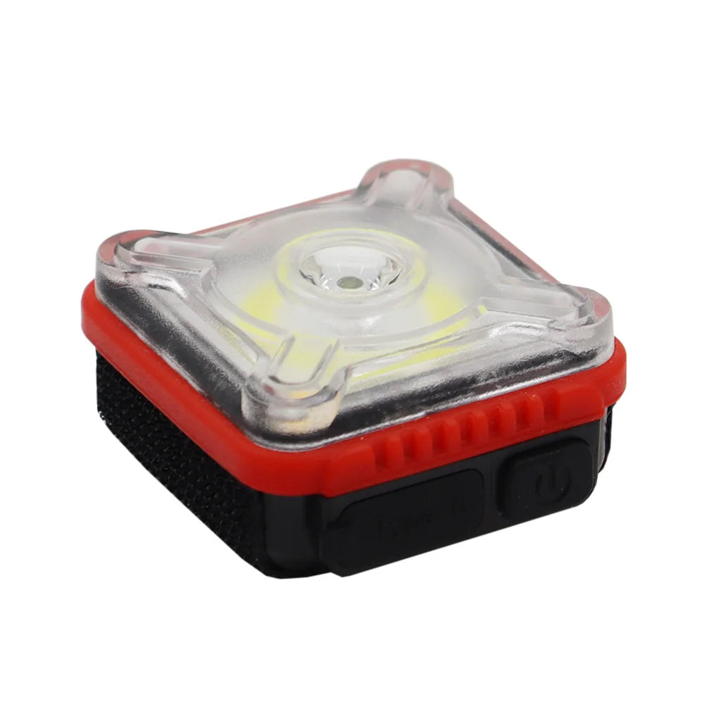 Outdoor Flashlight EDC Portable Mini Light Camping Hiking Safety Flashing Light For Tactical Vest 25mm Backpack Strap