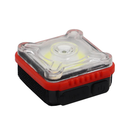 Outdoor Flashlight EDC Portable Mini Light Camping Hiking Safety Flashing Light For Tactical Vest 25mm Backpack Strap