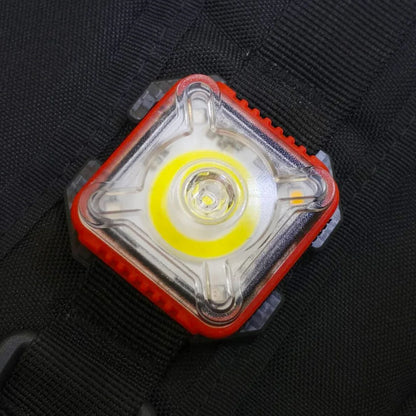 Outdoor Flashlight EDC Portable Mini Light Camping Hiking Safety Flashing Light For Tactical Vest 25mm Backpack Strap