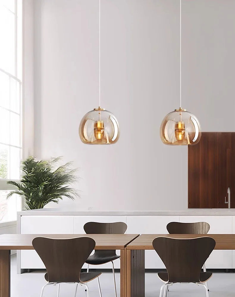 Modern Home Decor Lights Glass Pendant Light Lamps for Living Room Chandeliers for Dining Room Hanging Light Indoor Lighting