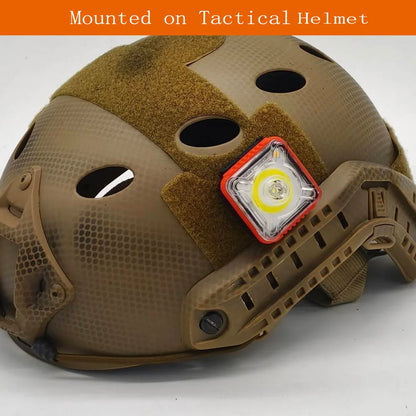 Outdoor Flashlight EDC Portable Mini Light Camping Hiking Safety Flashing Light For Tactical Vest 25mm Backpack Strap