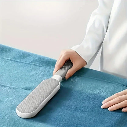 Double-Sided Pet Hair Remover, Manual Electrostatic Sticky Lint Brush, for Cat, Clothing, Sofa, Furniture,  Carpet Cleaning