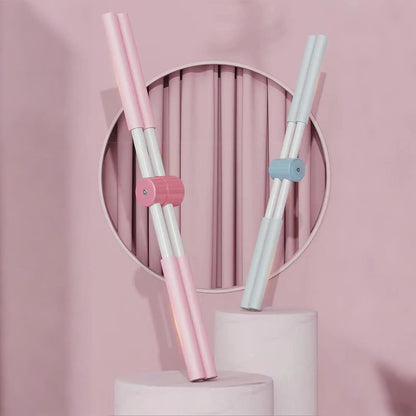 2026 Stretching Stick Telescopic Pilates Stick Neck Hump Corrector Rod For Teens Children Workplace Fitness Yoga Pilates Workout